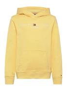 U Corp Logo Ess Hoodie Tops Sweatshirts & Hoodies Hoodies Yellow Tommy...