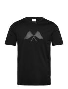 Copenhagen Print Tee S/S Tops T-Kortærmet Skjorte Black Lindbergh