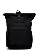 Wings Small Rolltop Rygsæk Taske Black Tretorn