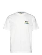Front And Back Artwork Relaxed Fit T-Shirt Tops T-Kortærmet Skjorte Wh...