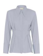 Gzmareen Shirt Tops Shirts Long-sleeved Blue Gestuz