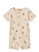 Jumpsuit S/S Alfred Jumpsuit Beige Wheat
