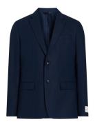 Linen Lyocell Stretch Blazer Suits & Blazers Blazers Single Breasted B...
