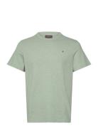 Watson Slub Tee Designers T-Kortærmet Skjorte Green Morris