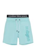 Beachshorts Fancy Waistband Badeshorts Blue Indian Blue Jeans