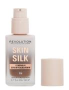 Revolution Makeup Skin Silk Serum Foundation F16 Foundation Makeup Rev...