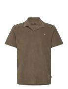 Delon Terry Shirt Designers Polos Short-sleeved Khaki Green Morris