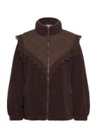 Falll Jacket Ls Outerwear Jackets Light-summer Jacket Brown Lollys Lau...