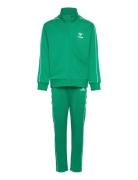 Hmltrack Tracksuit Sport Tracksuits Green Hummel