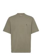 Anf Mens Knits Tops T-Kortærmet Skjorte Green Abercrombie & Fitch