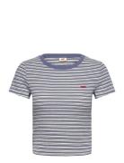 Essential Sporty Tee Blues Tops T-shirts & Tops Short-sleeved Blue Lev...