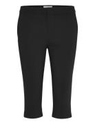 Capriana-M Bottoms Trousers Capri Trousers Black MbyM