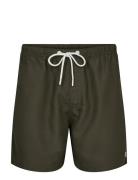 Bs Havana Regular Fit Swim Shorts Badeshorts Khaki Green Bruun & Steng...