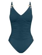 Summer Twist Op Badedragt Badetøj Blue Triumph