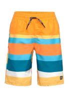 Sunproof Beach Shorts, Papaija Sport Swimshorts Orange Reima