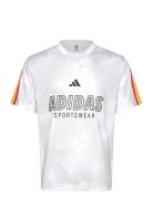 M Tiro Np Tee Sport Men Sports Clothes Sport Tops Sport T-Skjorte Whit...