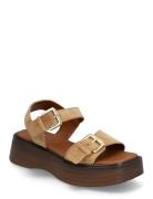 Luno Sandal Med Hæl Beige Dune London