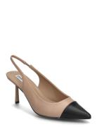 Kling Sandal Shoes Sling Backs Heeled Slingbacks Beige Steve Madden