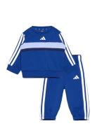 I 3S Tib Fl Set Sets Sweatsuits Blue Adidas Sportswear