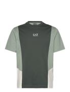 T-Shirt Tops T-Kortærmet Skjorte Green EA7