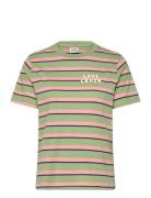 Yarn Dye Striped Regular Fit T-Shirt Tops T-shirts & Tops Short-sleeve...