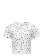 Kogbella Life Short Aop S/S Top Jrs Noos Tops T-Kortærmet Skjorte Whit...