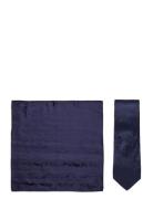Tie & Pocket Square Slips Navy Amanda Christensen