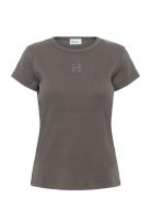 Mandymw Tee Tops T-shirts & Tops Short-sleeved Brown My Essential Ward...