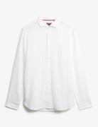 Vacation L/S Linen Shirt Tops Shirts Linen Shirts White Superdry