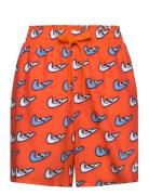 Nike Multi Print 5" Volley Short Sport Swimshorts Orange NIKE SWIM