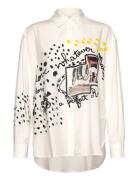 Perséf Tops Shirts Long-sleeved White Desigual