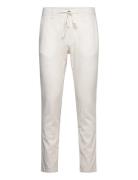 Linen Pants Bottoms Trousers Casual Beige Lindbergh