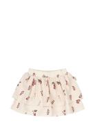 Skirt Printed Dresses & Skirts Skirts Midi Skirts Cream Petit Piao