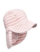 Eli Cap- Neck Shade Accessories Headwear Hats Baby Hats Pink Mp Denmar...