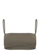 Bandeau-Rp Swimwear Bikinis Bikini Tops Bandeau Bikinitops Khaki Green...