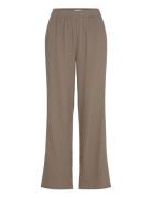 Lr-Naja Bottoms Trousers Linen Trousers Brown Levete Room