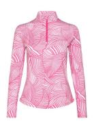 Stencil Floral Sun Protection Top Sport Women Sport Clothing Sports To...