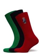 Polo Bear Crew 3-Sock Gift Set Underwear Socks Regular Socks Red Polo ...