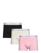 Relaxed Dart Trunk 3Pk Boxershorts Pink Calvin Klein