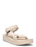 Midform Universal Canvas Shoes Summer Shoes Platform Sandals Beige Tev...