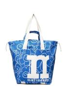 Mono City Tote Piirto Unikko Bags Totes Blue Marimekko