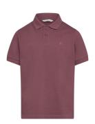 Short-Sleeved Cotton Polo Shirt Tops T-shirts Polo Shirts Short-sleeve...