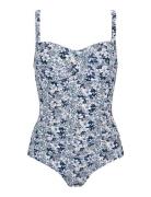 Milano Swimsuit Badedragt Badetøj Blue Missya