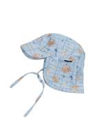 Swim Hat W. Print - Recycled Badehat Blue Mikk-line