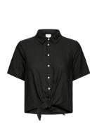 Ihlinno Sh2 Tops Shirts Short-sleeved Black ICHI