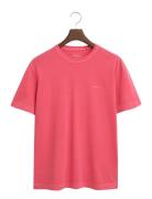 Sunfaded Ss T-Shirt Tops T-Kortærmet Skjorte Red GANT