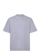 Anf Mens Knits Tops T-Kortærmet Skjorte Blue Abercrombie & Fitch