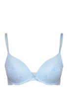 Cherry Pp Push Lingerie Bras & Tops Push Up Bras Blue Hunkemöller