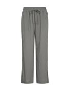 Sc-Poy Bottoms Trousers Wide Leg Grey Soyaconcept