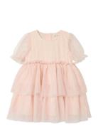 Nmffrilla Ss Loose Tulle Dress Lil Dresses & Skirts Dresses Partydress...